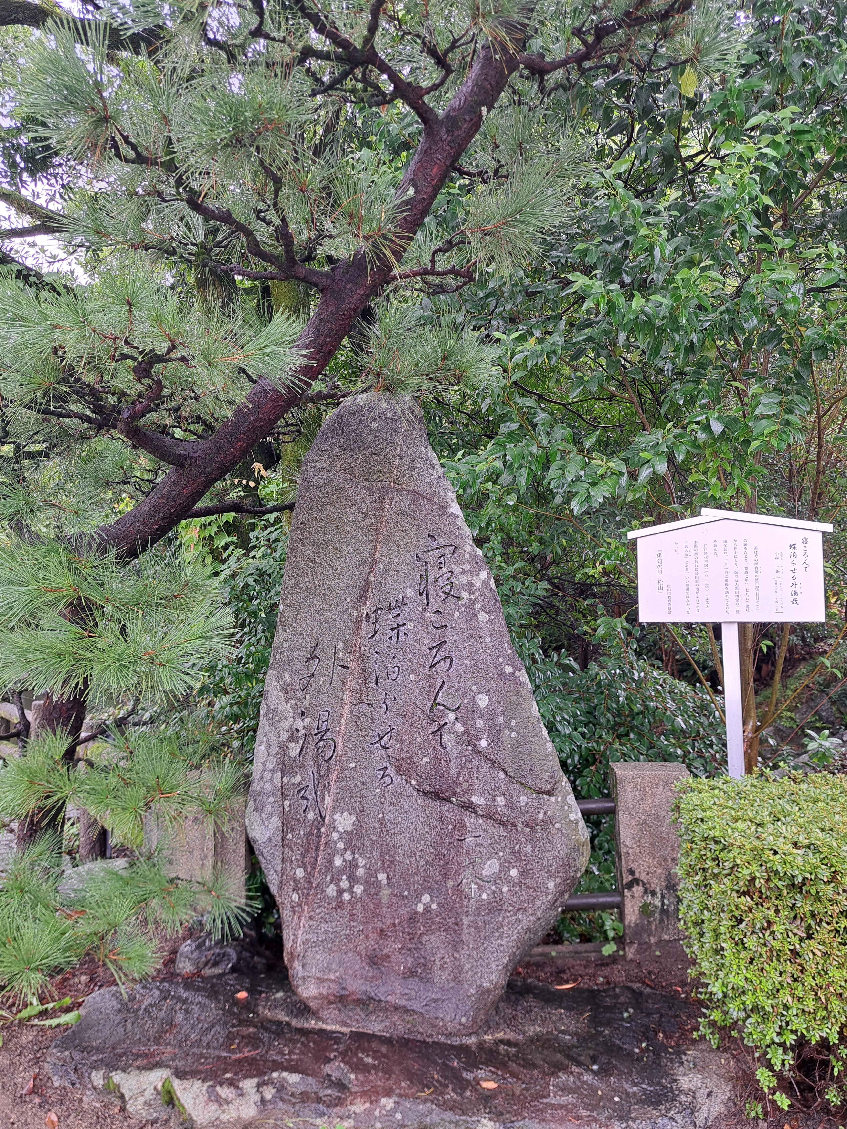 小林一茶句碑